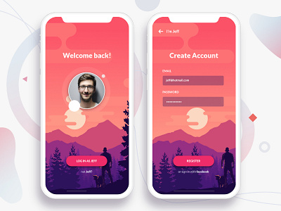 App Sign-in app app concept design sign in ui