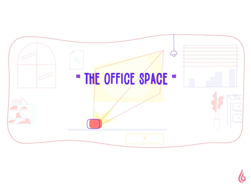 Office series illustrations art concept creative illustration typography