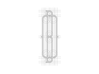 Dribbble branding design grid grid logo logo logogrid monogram monogram design monogram logo type typography vector