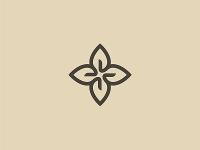 Quatrefoil logo design logo vector