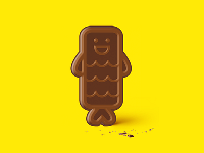 Fishfinger Freddy Chocolate chocolate chocolate bar fun graphic design hohoho logo logo design