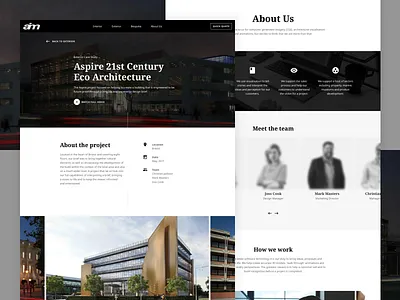 AIM Case Study agency architecture brand case study cgi portfolio ui design web design