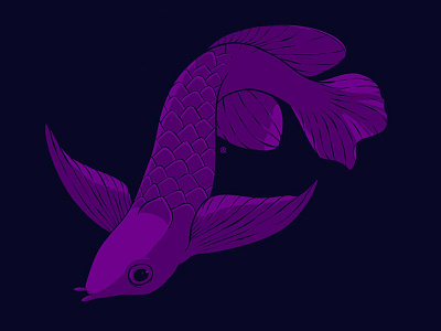 Huevember 15/30 drawing fish huevember illustration ipadpro procreate