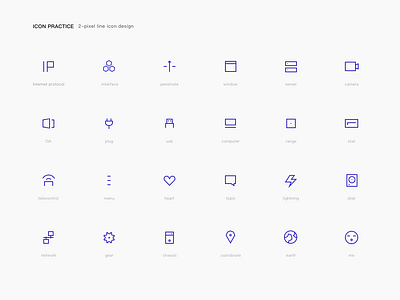 Icon Practice icons