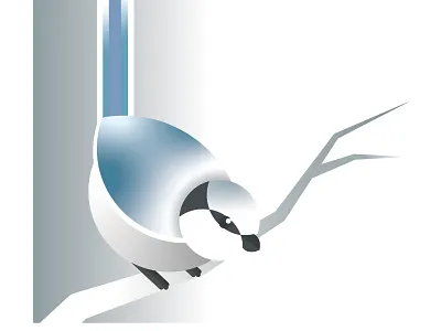 Lazurcinke 01 bird illustration vector