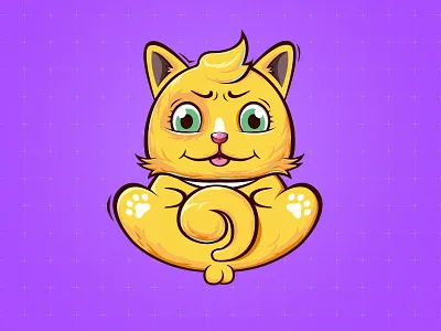 九喵-插画 cat illustration 吉祥物 插画