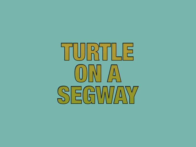 Turtle On A Segway after effects animation design illustration line drawing motion puppet segway shading smoke stroke trim turtle vector