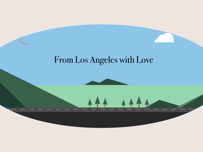 Westcoast vibes animation design east coast flat graphics illustration las vegas motion new york vector web