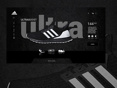 Product Page design ui ux ecommerce sport