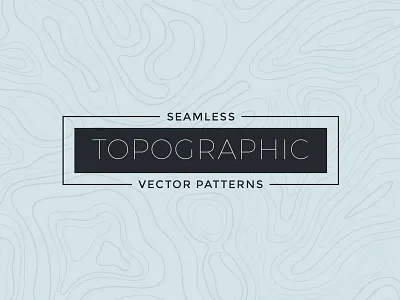 Seamless Topographic Patterns mountains pattern terrain topographic map topographical vector