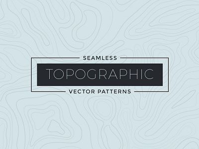 Seamless Topographic Patterns mountains pattern terrain topographic map topographical vector