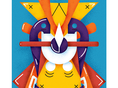 Samurai - Series 6/9 animation art artsy artwork canada design digitalart drawing flatdesign france graphicdesign illustration illustrator japan montreal motion pen posca sketch