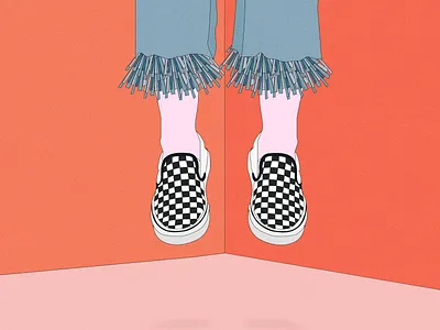 KEEP IT CLASSIC adobe illustrator cc adobe photoshop cc art blue checkerboard classic desiginspiration design digitalart drawing graphic design graphic design logo illustration jeans pink shoes silence skate vans vector vector art