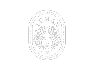 Luman beauty body care face goddess health logo logo design lotion mark natural skin soap visual idenetiy woman