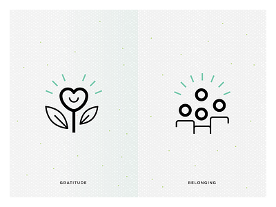 Gratitude and belonging icons belonging icon business ethic icons business icons dynamic icons ethical principles gratitude icon job icons line icons marketing icons principle icons social purpose value icons