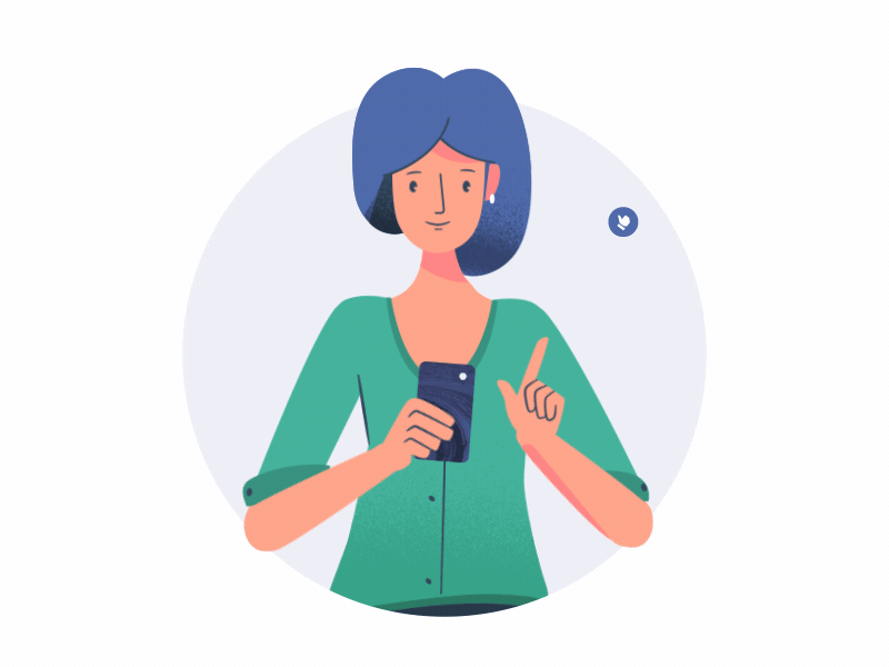 Likes 2d animation character explain ninja explainer fireart fireart studio motion design motion graphics phone