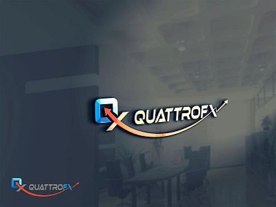 quattrofx logo design