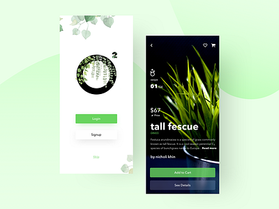 O2. All-in-One App For Plants animation app branding design designer dribbble follow green icon illustration illustrator lettering logo plant sketch ui ux vector web website