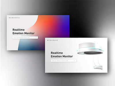 Memerase Landing Page app design flat gradient landing page landing design landing page concept landingpage model speculative ui ux web website