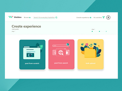 Create posts page update buttons posts tabs ui design ux design ux ui