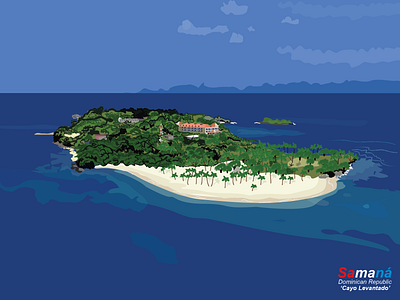 Cayo Levantado ( raised key ) adobe adobeilustrator art beach cayo levantado design digital digital work dominican dominican art dominican republic hotels illustration illustrator ilustrations ilustrator samana sea vector vectors