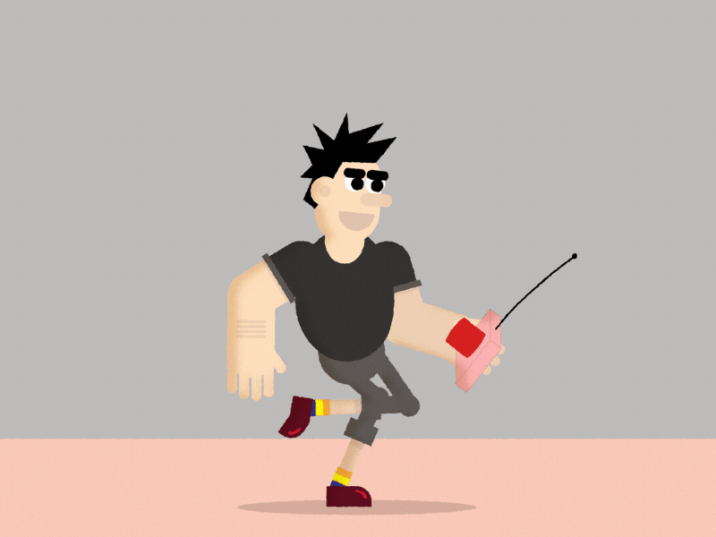 Run Cycle - Yank 2d adobe after effects animation character character animation illustration motion motion graphics runcycle