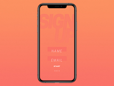 Sign Up Screen 001 dailyui dailyui 001 signup