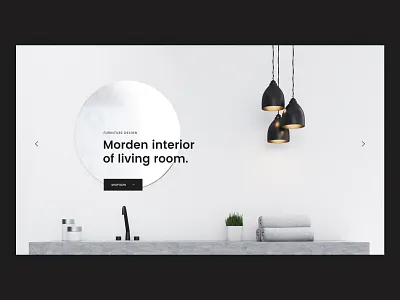 Interior Architect Website Banner architectural design architectural website banner design interior page interior website banner uiuxdesign website banner