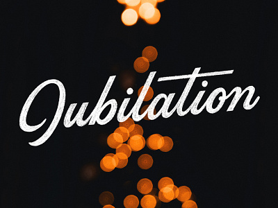 Jubilation applepencil design handlettering handtype ipadlettering ipadpro lettering procreate script type typedesign typography