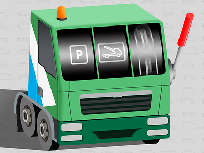 Slot machine (gaming fruitmachine) design illustration vector