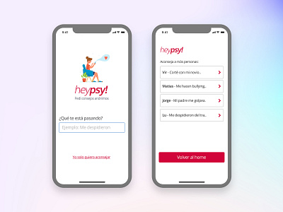 Heypsy app ui