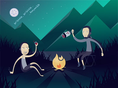 Design Talks designtalk fire night vector