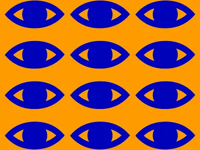 The Eyes have it design eye candy eyes geometric illustration lines minimal paul rand inspired retro vector