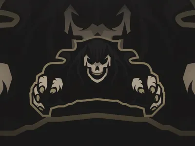 Skull logo design illustration logo