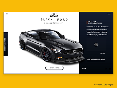 Black Ford Landing Page design graphic design landing page landing design landing page landing page concept ui development ux designer ux process