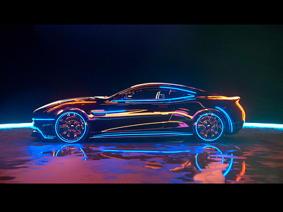 Aston Martin 3d 3d animation cinema 4d design motion graphics