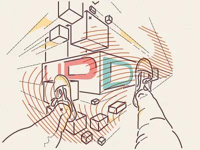 Gravity falling geometric illustration james oconnell lifestyle lines man minimal shapes sneakers thumbprint trainers