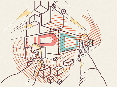 Gravity falling geometric illustration james oconnell lifestyle lines man minimal shapes sneakers thumbprint trainers