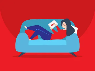 Relax design illustration relax ux vector