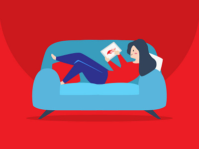 Relax design illustration relax ux vector