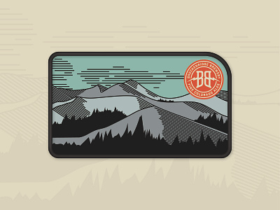 Breckenridge Badge badge beer brewery illustration mountain outdoors patch skiing snowboard