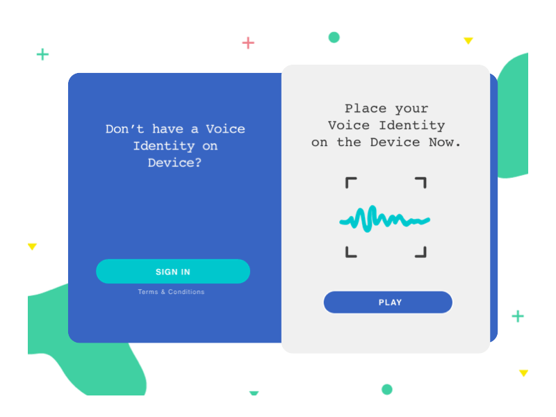 7netic Voice Login_white app branding design login sign in page ui voice web website