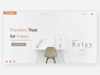 FurnitureX - Landing Page