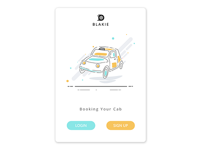 Cab Booking icon illustration logo ui vector web