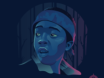 Stranger Things - Lucas actor fanart illustration illustration art kid lucas movie art stranger things