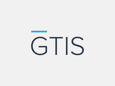 GTIS Logo blue dev development line linear logo mono line mono weight vector web