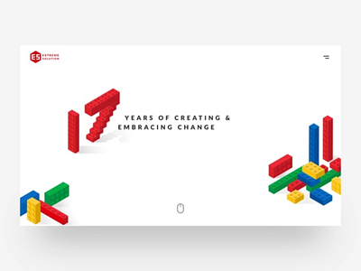 Extreme Solution Website animation css google isometric lego ui ux web website