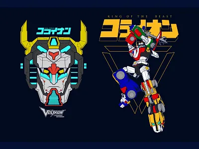 VOLTRON SHIRT design graphic graphic design illustration vector
