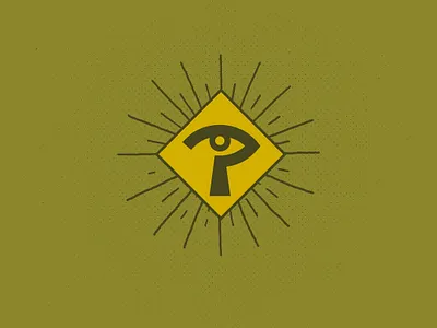 Pagmatngon (Awakening) logo badge eye key logo logo design logomark p retro vintage