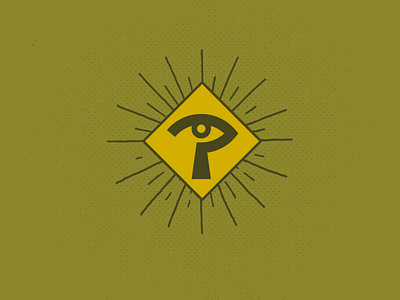 Pagmatngon (Awakening) logo badge eye key logo logo design logomark p retro vintage